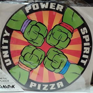 Teenage Mutant Ninja Turtles Metal Tin Sign Wall Hanging TMNT Collectible